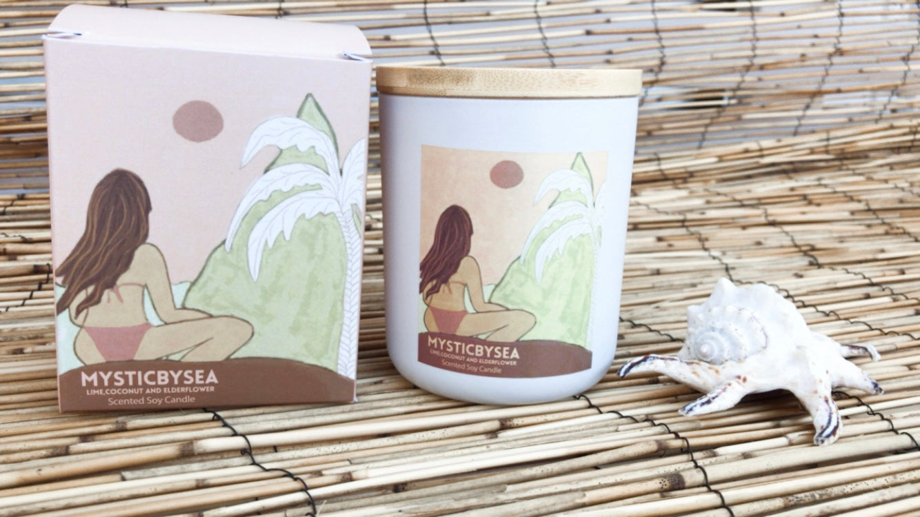 Candle Lime Coconut and Elderflower