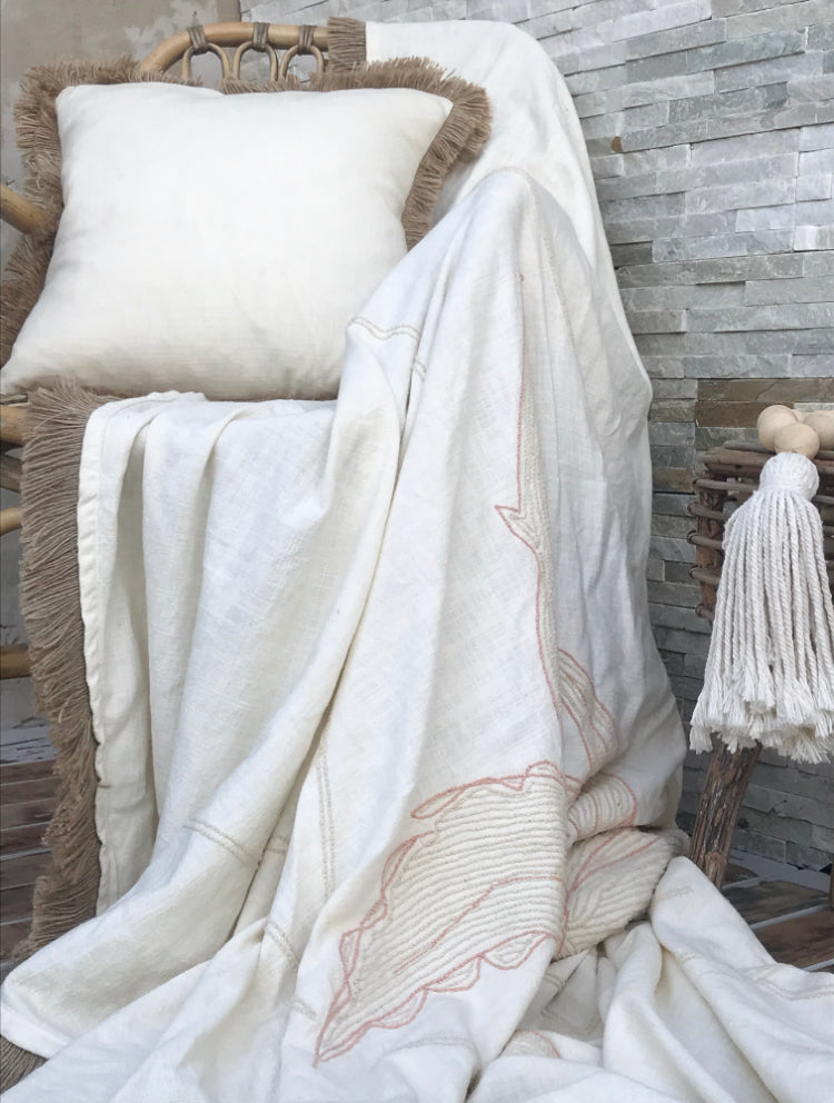 Palm Island Jute Cushion