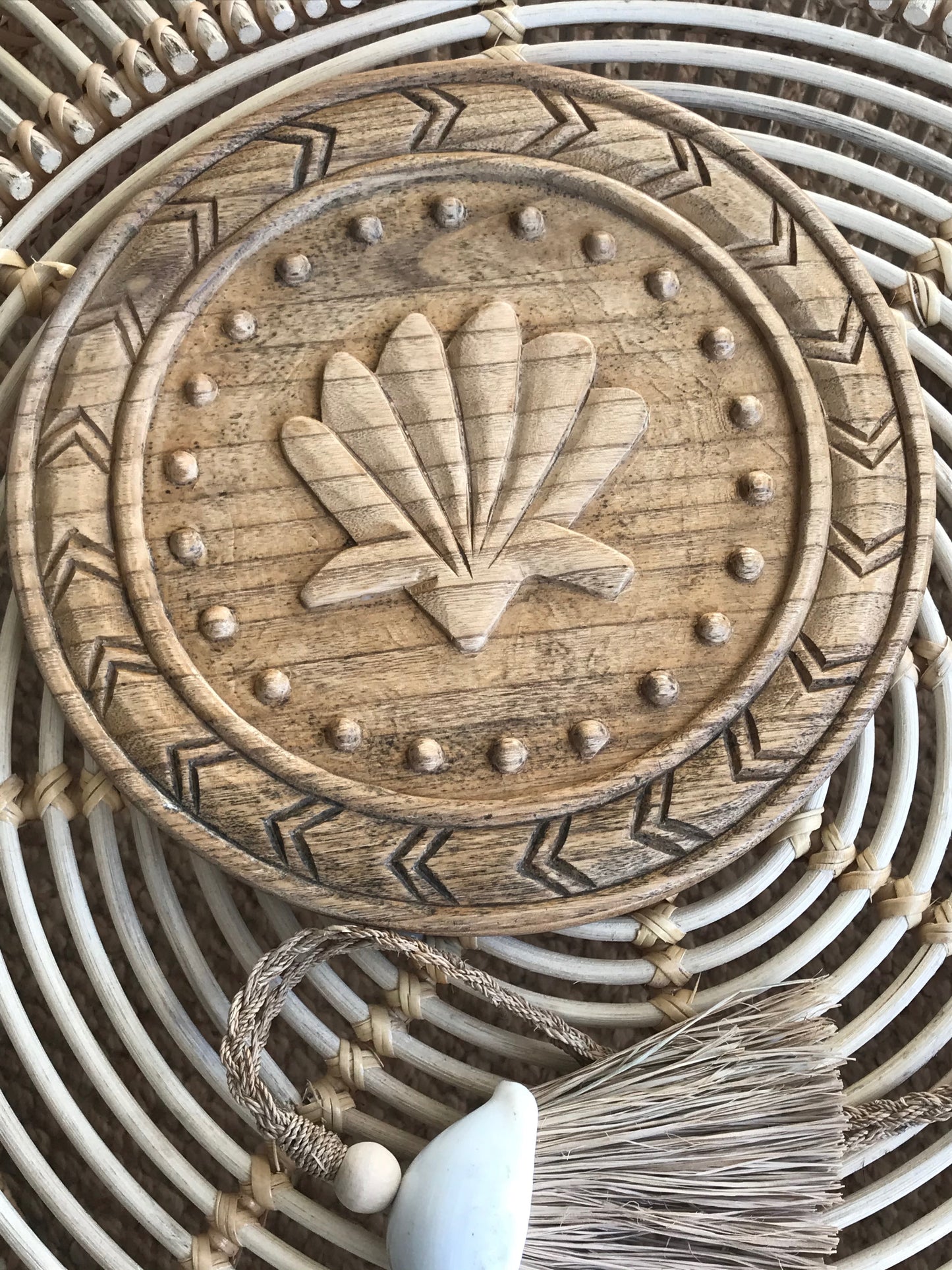Shell Disc Wall Hanging