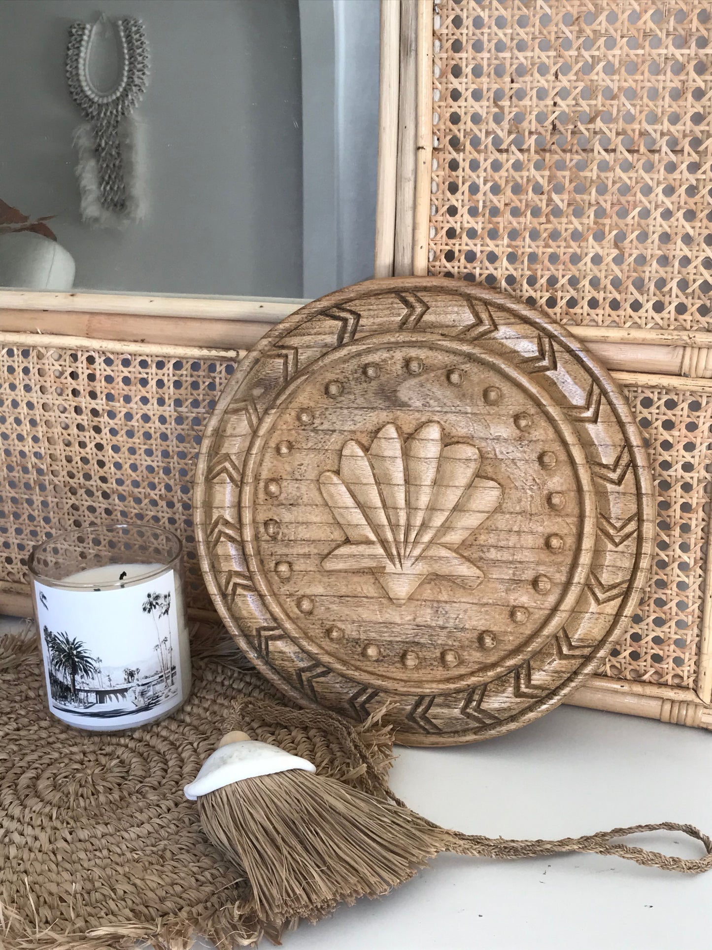 Shell Disc Wall Hanging