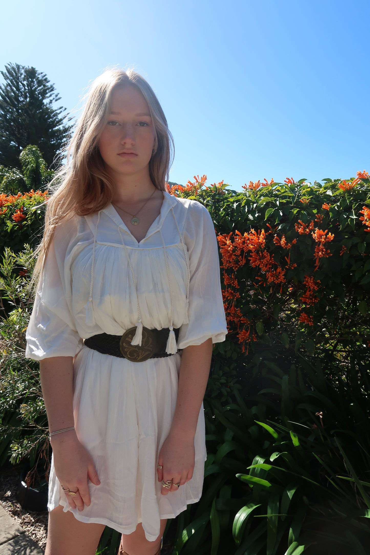 Lulu-White-Midi-Dress