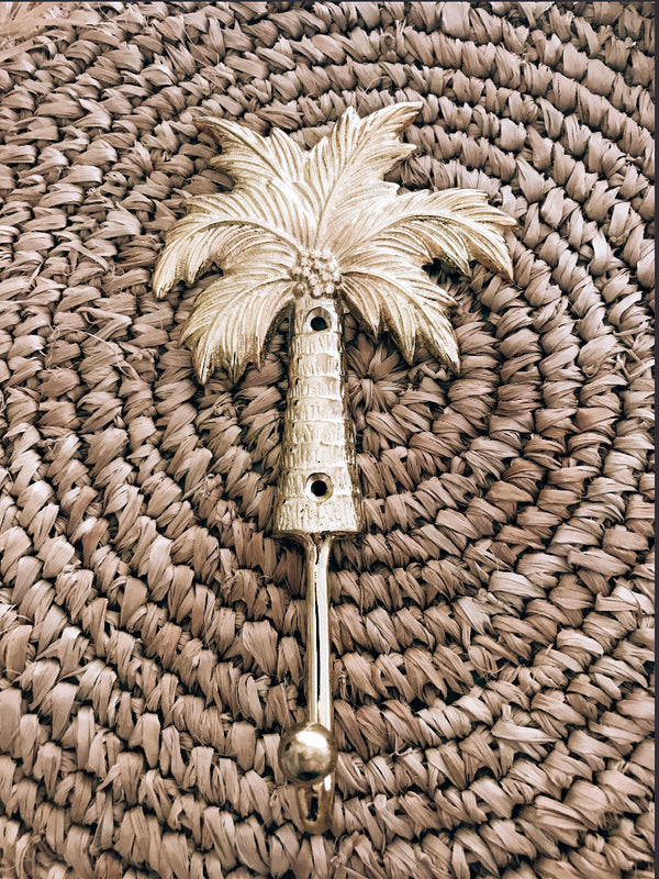 Brass Palm Wall Hook