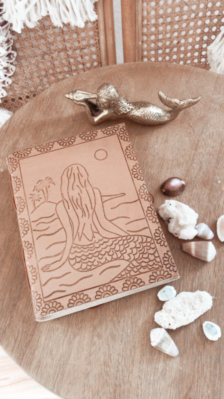 Mermaid Leather Notebook