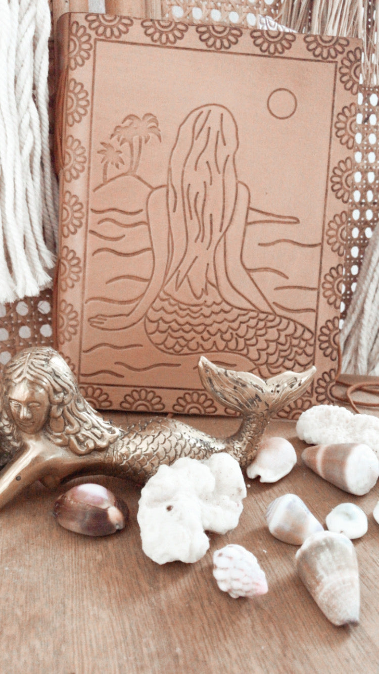 Mermaid Leather Notebook