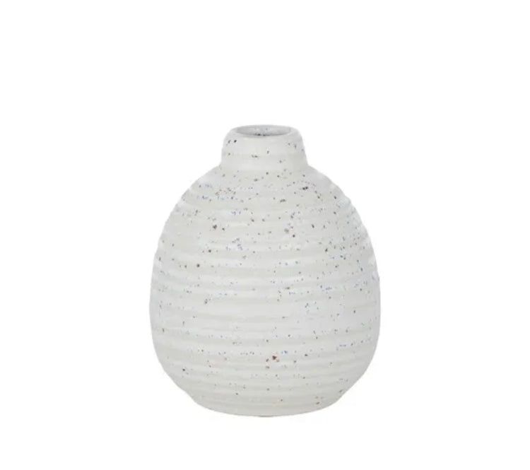 Wheat Vase White