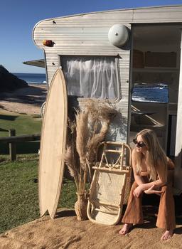 Maui Wooden Surfboard