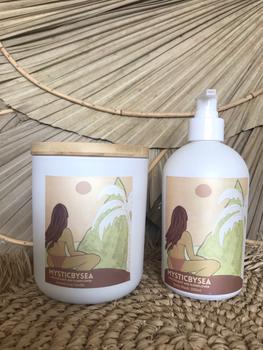 Golden Pack Soy Candle and Body wash