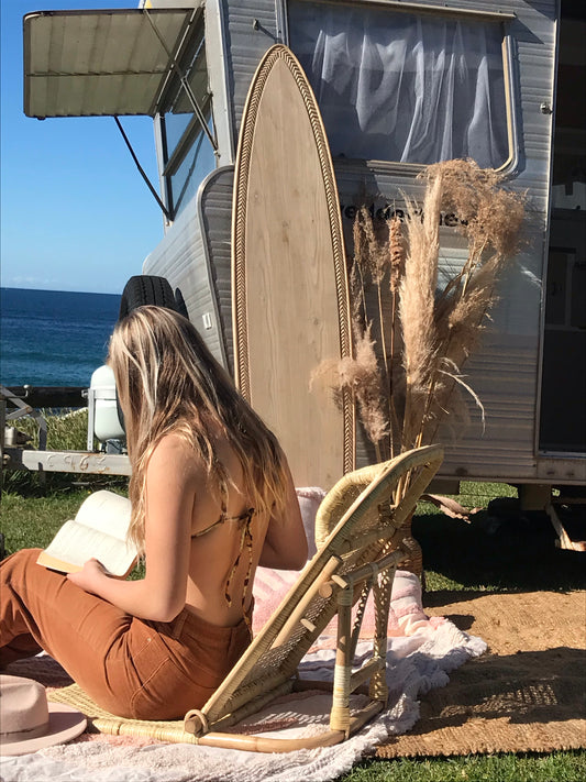 Maui Wooden Surfboard decor